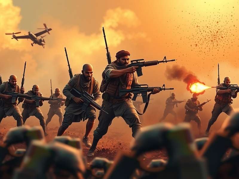 Tamil Tigers Battle Scene